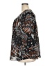JM Collection 100% Polyester Animal Print Brown 3/4 Sleeve Blouse Size XXL - photo 5