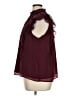 Ann Taylor LOFT 100% Polyester Burgundy Sleeveless Blouse Size XL - photo 5