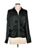DR2 100% Polyester Green Long Sleeve Blouse Size L - photo 1