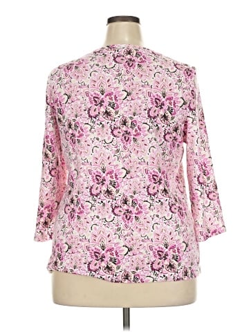 Karen Scott 3/4 Sleeve Blouse (view 2)