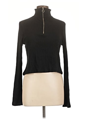 Topshop Long Sleeve Turtleneck (view 1)