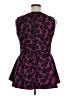 Torrid 100% Polyester Purple Sleeveless Blouse Size 1X Plus (1) - photo 2