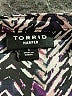 Torrid 100% Polyester Chevron-herringbone Purple Short Sleeve Blouse Size 1X Plus (1) - photo 7