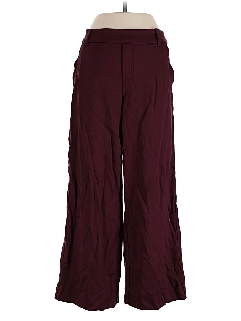 Pre-owned Lee Casual Pants In Burgundy