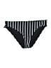 Roxy Stripes Black Swimsuit Bottoms Size 12 - photo 1