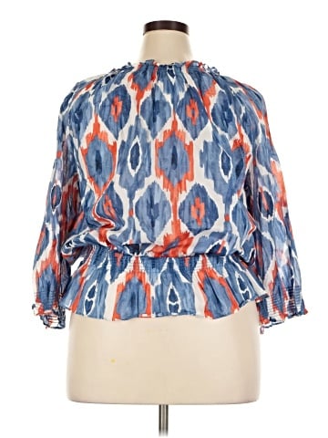 Jones New York Signature 3/4 Sleeve Blouse (view 2)