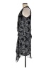 Helmut Lang Paisley Black Cocktail Dress Size 8 - photo 5