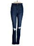 Hollister Hearts Blue Jeans Size 3R - photo 1
