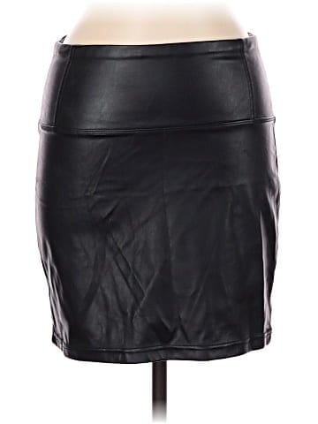 Tinseltown Faux Leather Skirt (view 1)