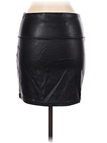 Tinseltown Faux Leather Skirt (view 2)