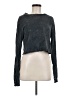 Lulus 100% Cotton Gray Long Sleeve Top Size M - photo 1