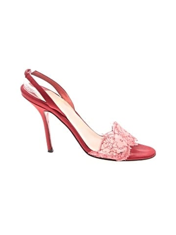 Christian Louboutin Lace Vive La Mariee 75 heels (view 1)