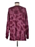 JoyLab Tie-dye Burgundy Pullover Sweater Size M - photo 2