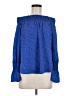 Allison Joy Blue Long Sleeve Blouse Size M - photo 1
