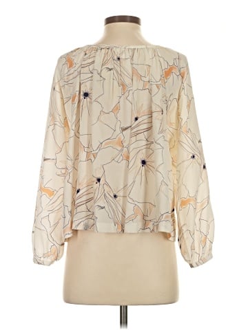 Club Monaco 3/4 Sleeve Silk Top (view 2)