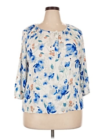 Style&Co 3/4 Sleeve Blouse (view 1)