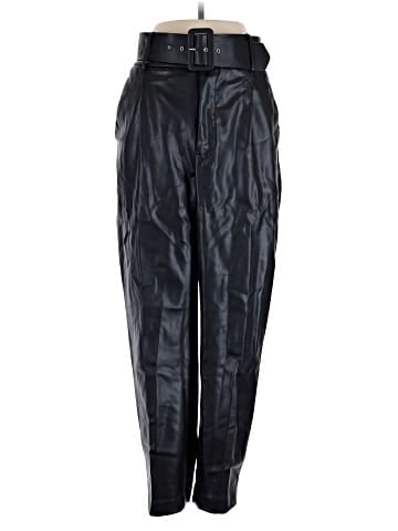 Zara Faux Leather Pants (view 1)