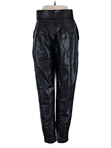 Zara Faux Leather Pants (view 2)