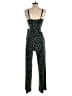 Kaileigh Polka Dots Black Green Jumpsuit Size XS - photo 2