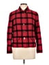 Talbots Plaid Red Wool Coat Size 10 Petite - photo 1