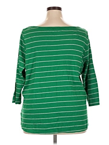 Liz Claiborne 3/4 Sleeve T-Shirt (view 2)