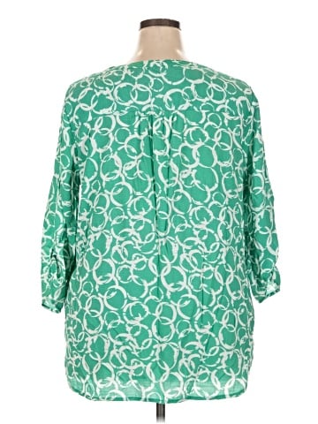 Notations 3/4 Sleeve Blouse (view 2)