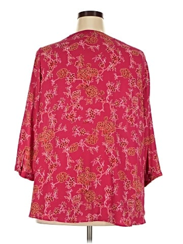 41Hawthorn 3/4 Sleeve Blouse (view 2)