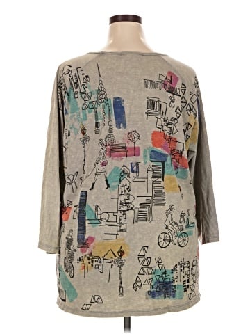 Ali Miles 3/4 Sleeve T-Shirt (view 2)