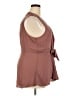 Torrid 100% Polyester Brown Sleeveless Blouse Size 2X Plus (2) - photo 4