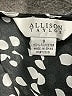 Allison Taylor 100% Polyester Black Short Sleeve Blouse Size S - photo 7
