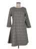 bryn WALKER Plaid Gray Casual Dress Size M - photo 1