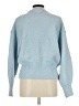 H&M Solid Blue Pullover Sweater Size L - photo 2
