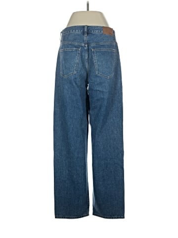 Madewell Low-Slung Straight Jeans in Palmina Wash (view 2)