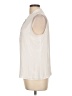 Calvin Klein 100% Polyester Ivory Sleeveless Blouse Size L - photo 5