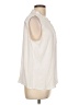Calvin Klein 100% Polyester Ivory Sleeveless Blouse Size L - photo 4
