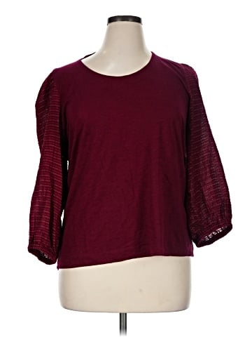 Ann Taylor LOFT 3/4 Sleeve Top (view 1)
