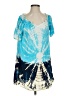 Shoreline Tie-dye Blue Short Sleeve Top Size S - photo 1