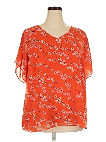 CAbi Short Sleeve Blouse (view 1)
