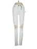oasis Metallic Ivory Jeans Size 0 - photo 1