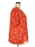 CAbi 100% Polyester Orange Short Sleeve Blouse Size XXL - photo 4