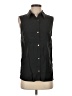 Primark Black Sleeveless Button-Down Shirt Size XS - photo 1