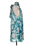 Audrey 3+1 100% Polyester Teal Sleeveless Blouse Size S - photo 4
