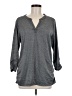 Eddie Bauer Gray Long Sleeve Blouse Size M (estimated) - photo 1