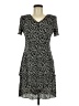 Connected Apparel 100% Polyester Black Casual Dress Size 6 (petite) - photo 1