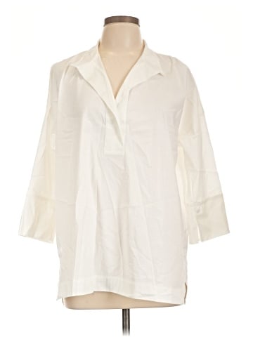 J.Jill 3/4 Sleeve Button-Down Shirt (view 1)