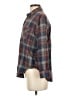 Love Notes Plaid Gray Long Sleeve Button-Down Shirt Size S - photo 5