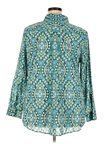 Talbots 3/4 Sleeve Blouse (view 2)