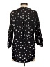 Lush Polka Dots Black 3/4 Sleeve Blouse Size S - photo 2