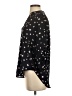 Lush Polka Dots Black 3/4 Sleeve Blouse Size S - photo 5