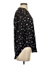 Lush Polka Dots Black 3/4 Sleeve Blouse Size S - photo 4